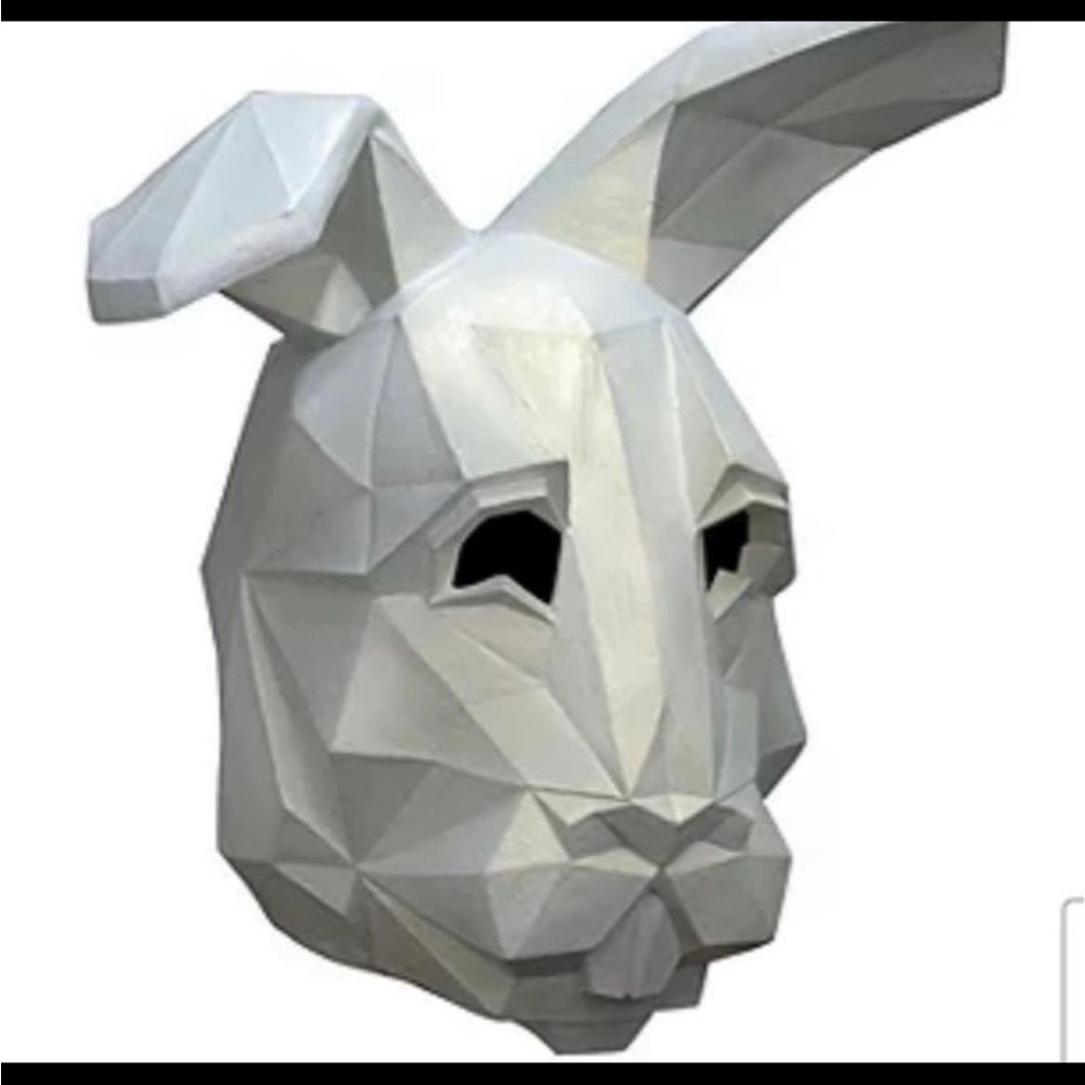 Brand New Low Poly Adult Bunny Mask